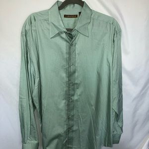 CUBAVERA MENS LONG-SLEEVE BUTTON UP SHIRT